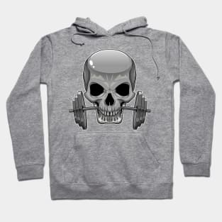 Skull Bodybuilding Dumbbell Hoodie